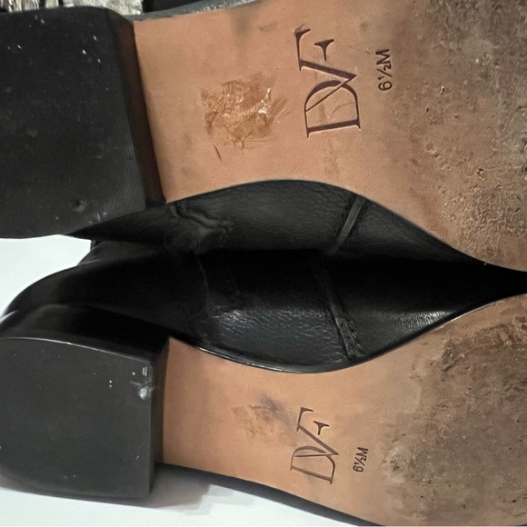Diane Von Furstenberg Brown Leather Boot size 6.5m - Picture 7 of 16